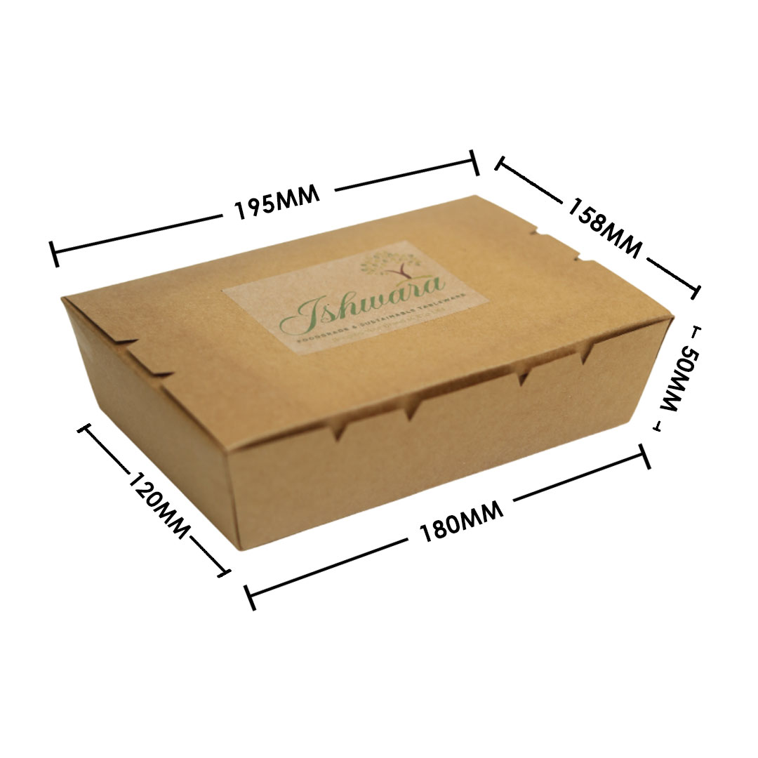 Kraft Boxes 1200 Ml